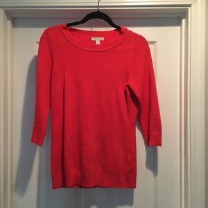 New York & Company Coral Sweater Size Medium